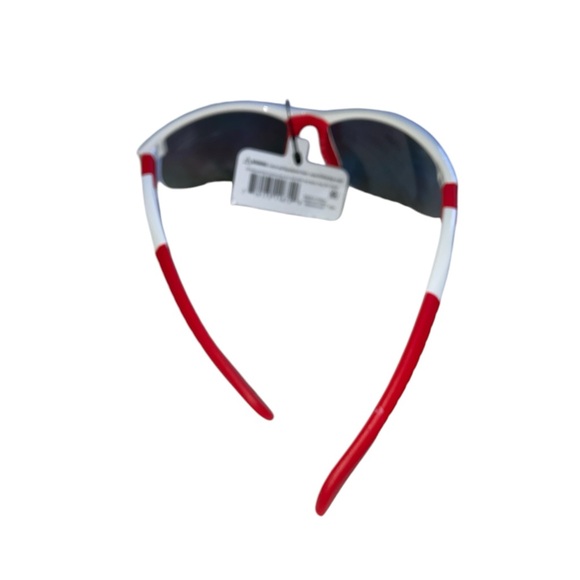 Sports Wrap Semi Rim Rainbow Fashion Sunglasses - Picture 10 of 12